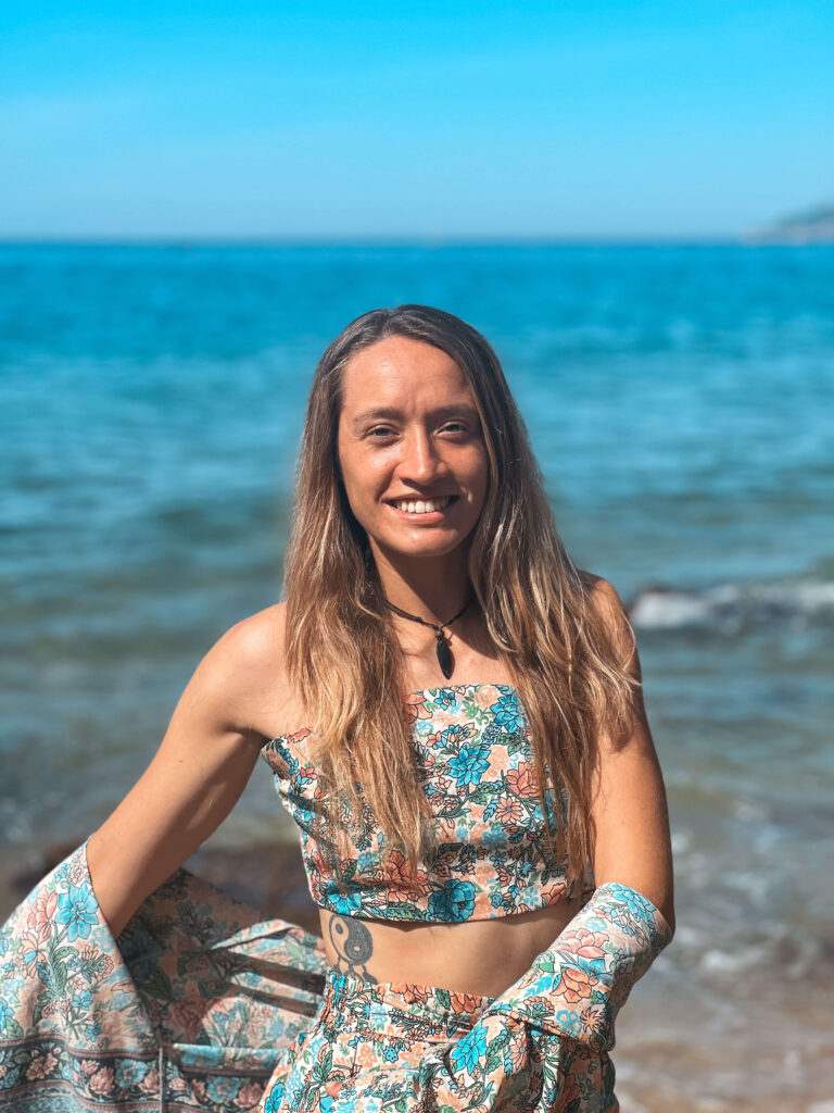 O mně - Lucie Aries Krysová před oceánem